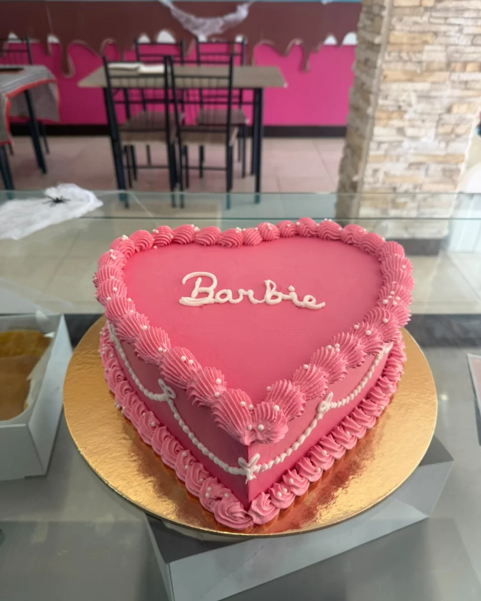 Bolo Coração Barbie