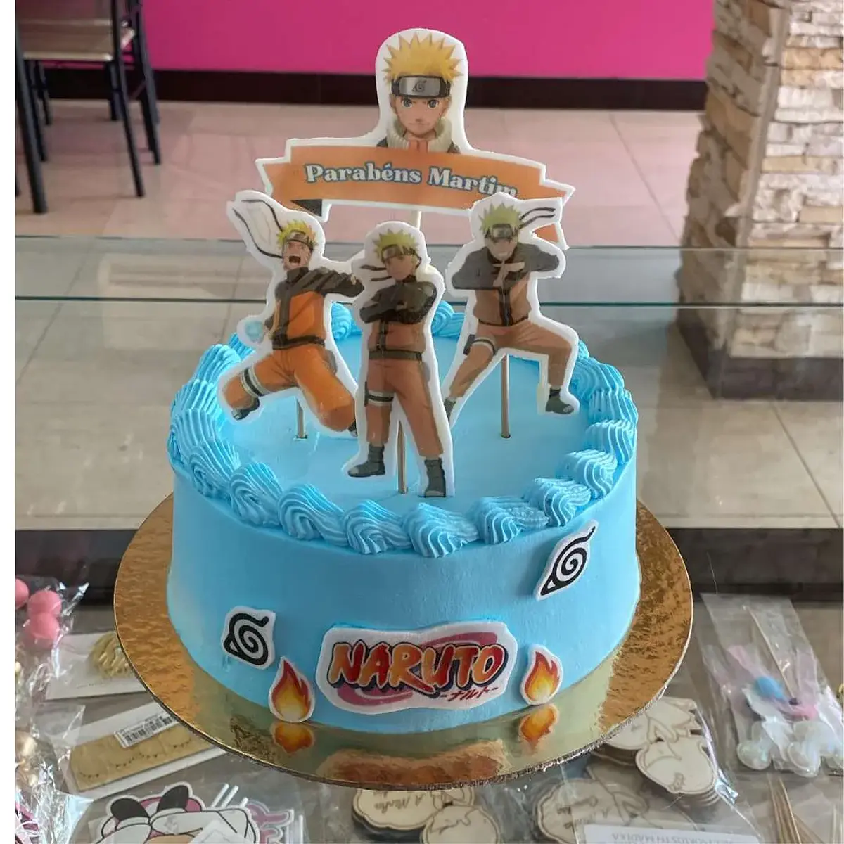 Bolo Naruto Azul