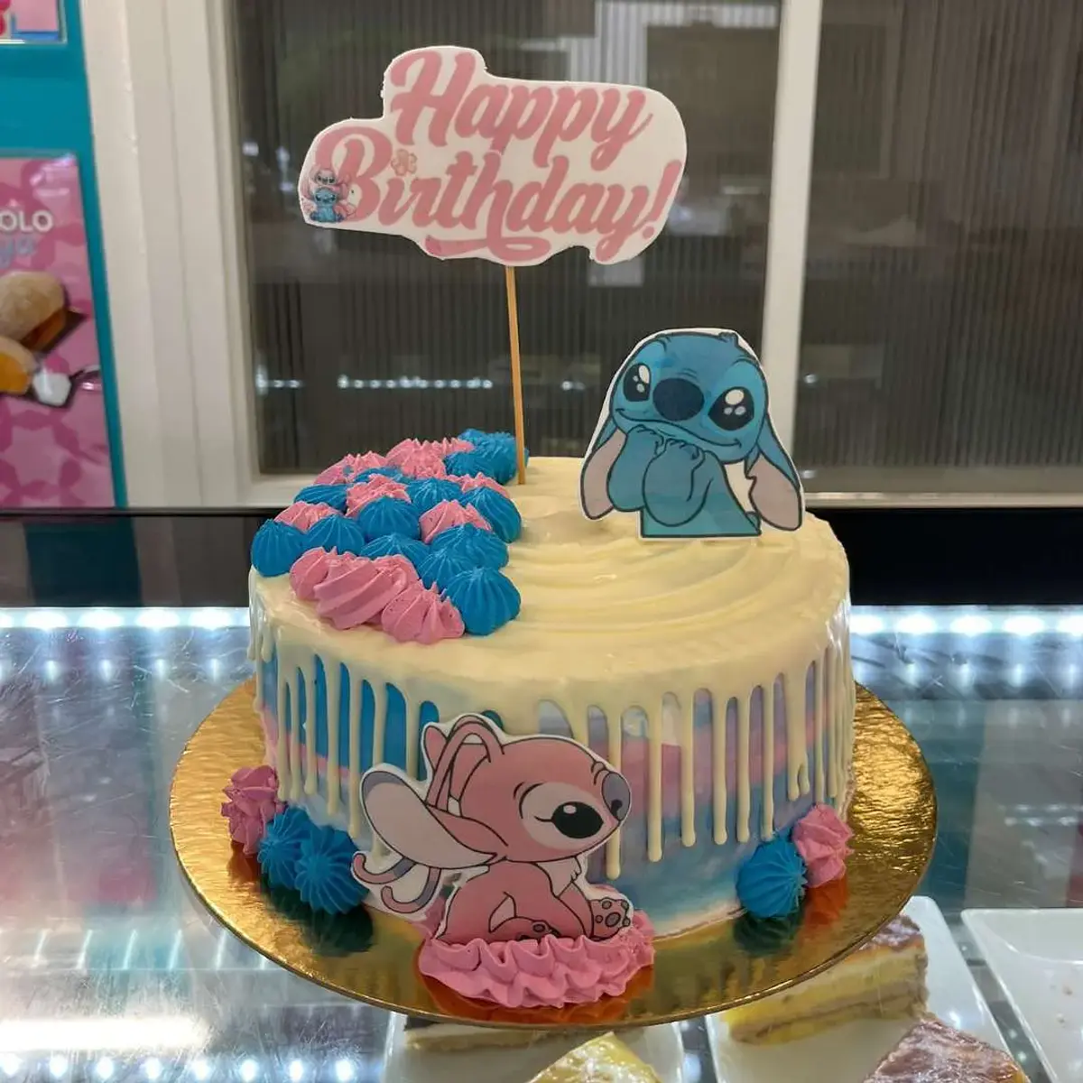Bolo Stitch e Angel