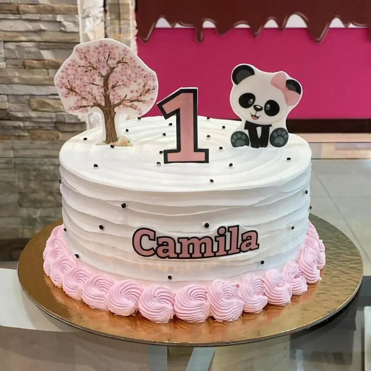 Bolo Panda Menina
