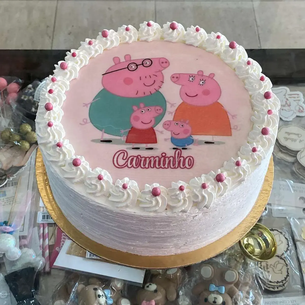 Bolo Foto Porquinha Peppa