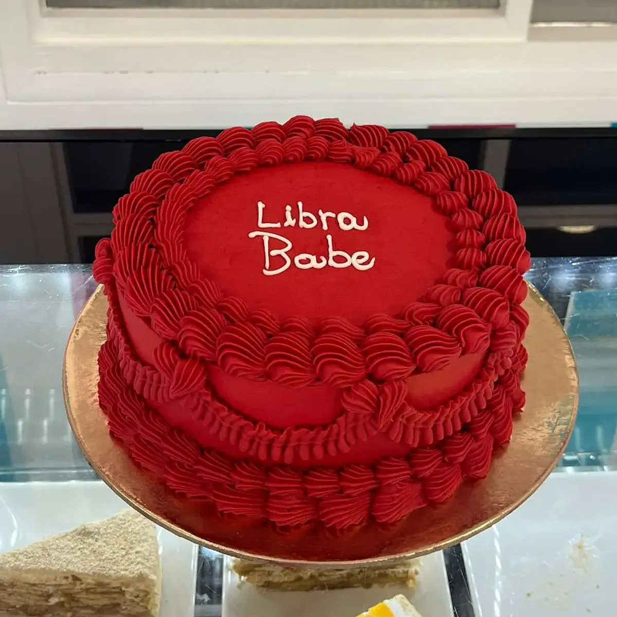 Bolo Vintage Vermelho