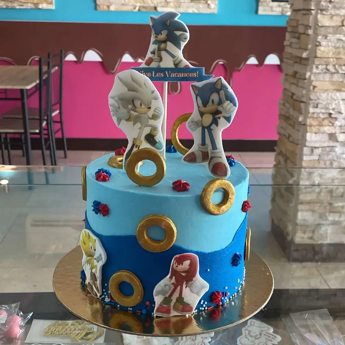 Bolo Sónic Azul