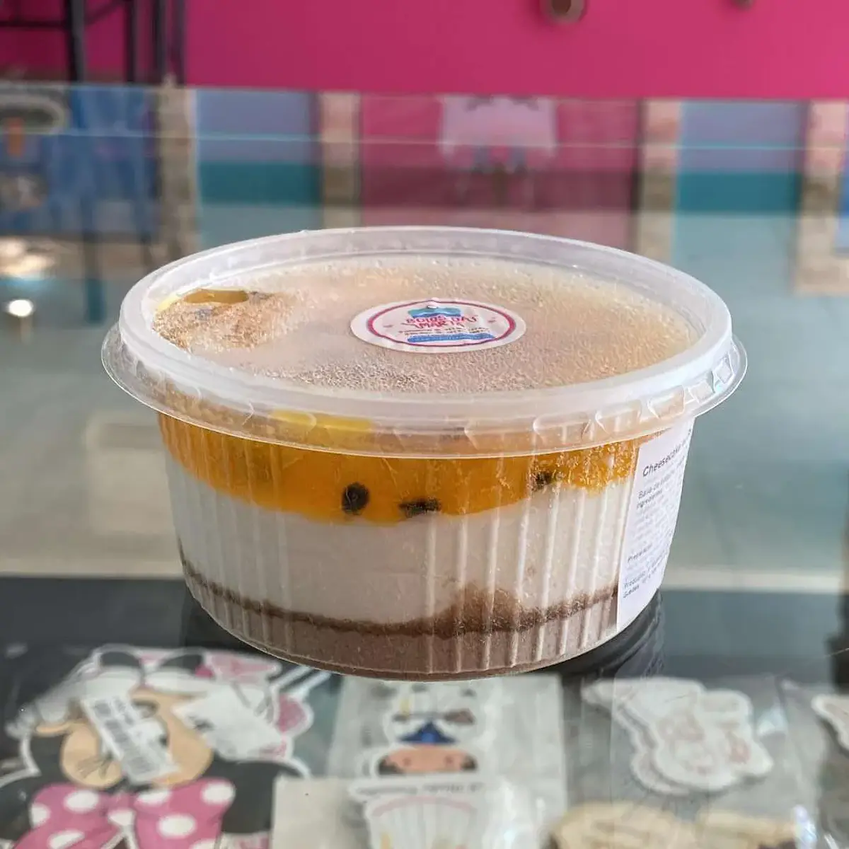 Pote de Cheesecake de Maracujá
