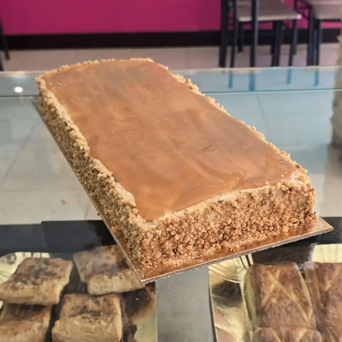Tarte Bolacha Moka e Caramelo Salgado