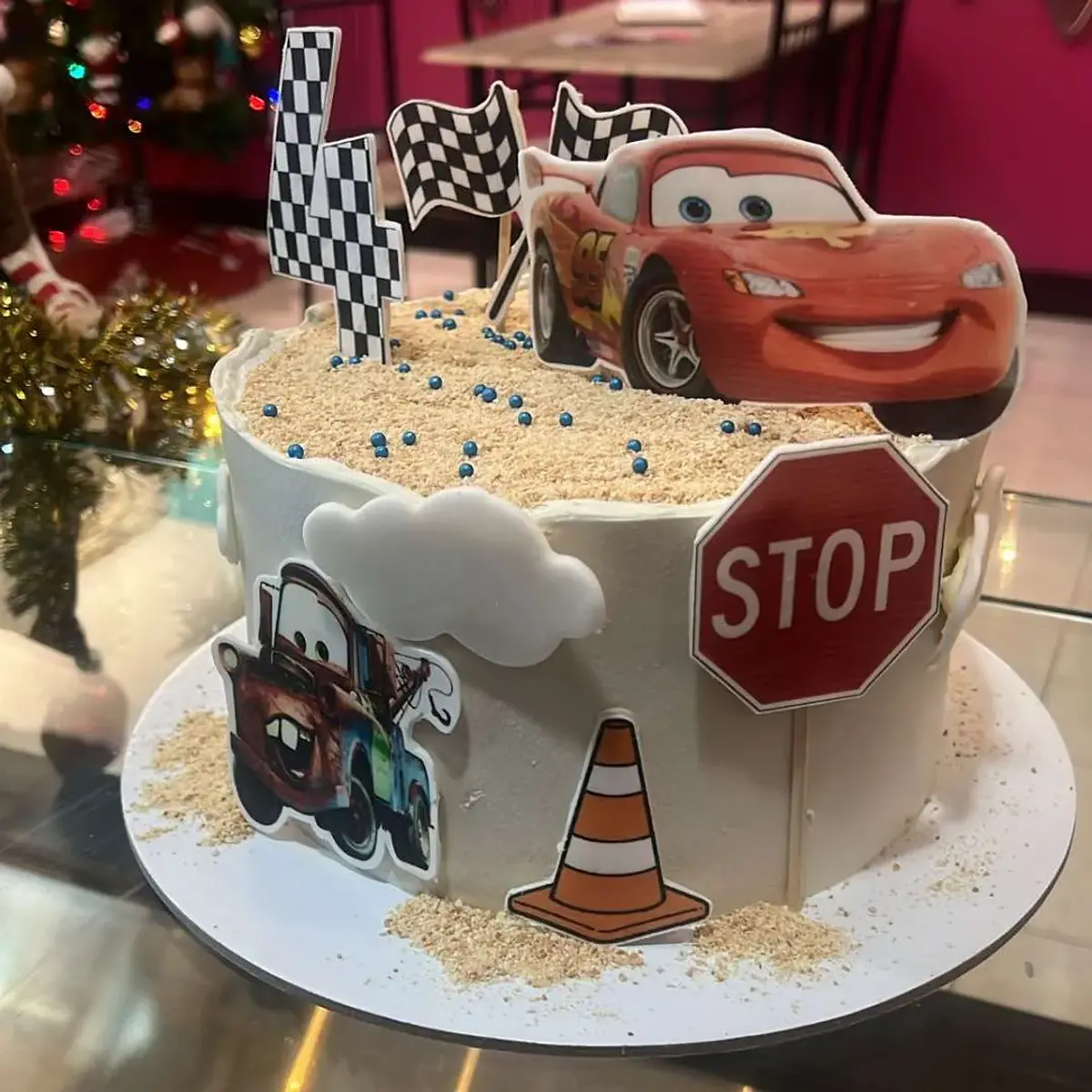 Bolo Carros Mcqueen