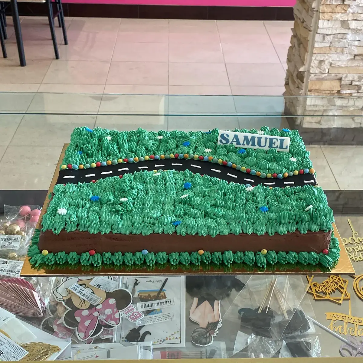 Bolo Pista de Carros