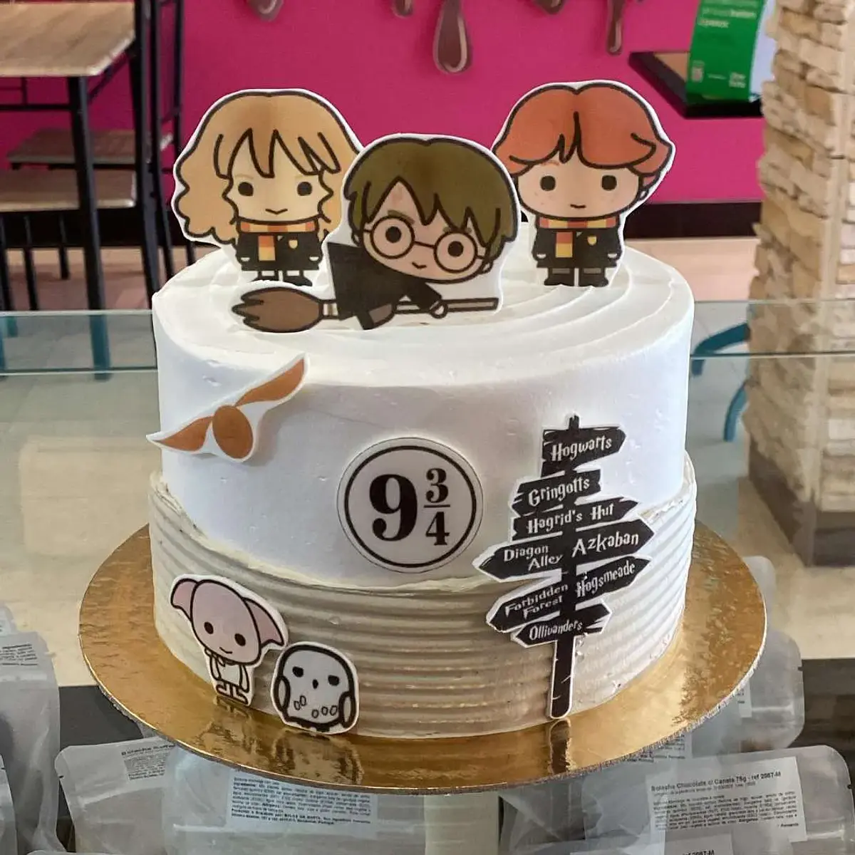 Bolo Harry Potter Bonecos