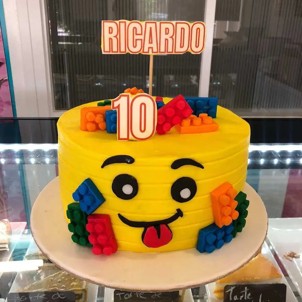 Bolo Formato Legos