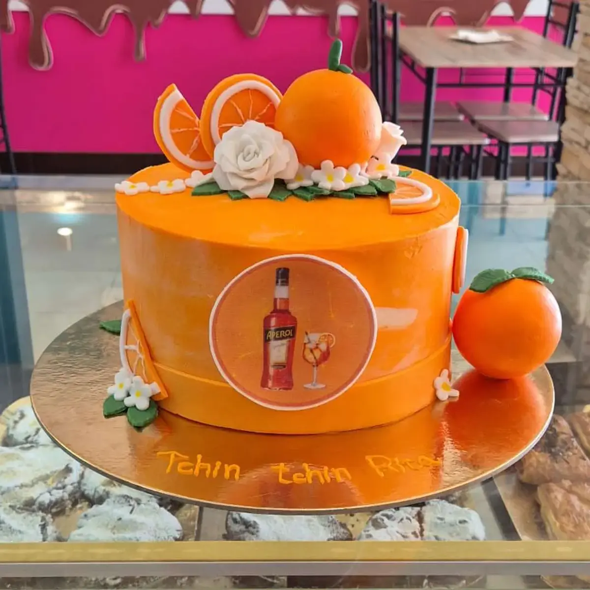 Bolo Tema Bebida Aperol Spritz