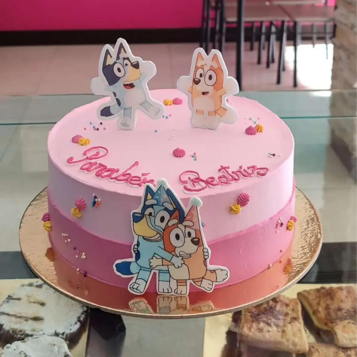 Bolo Aniversário Bluey 5