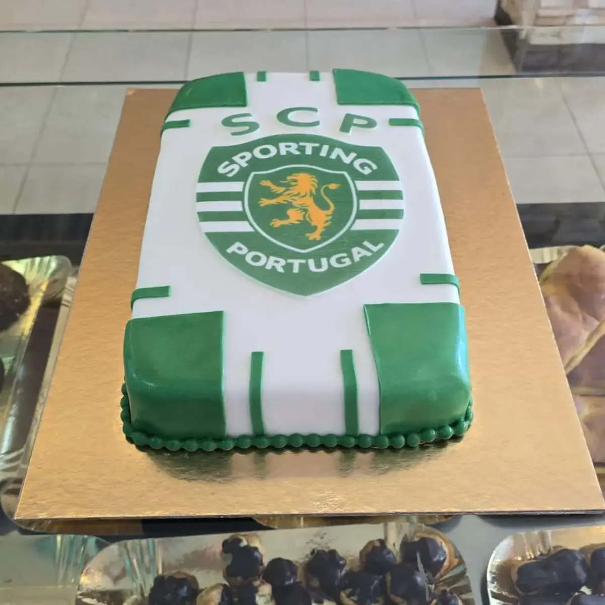 Bolo Retangular Sporting Pasta de Açúcar