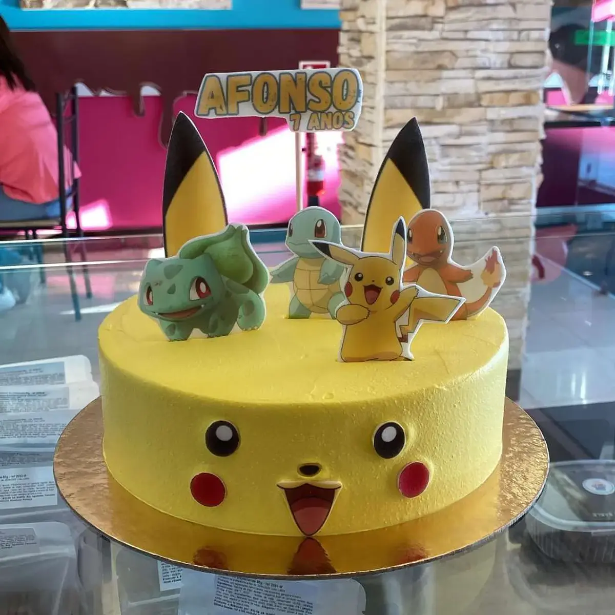 Bolo Aniversário Pikachu