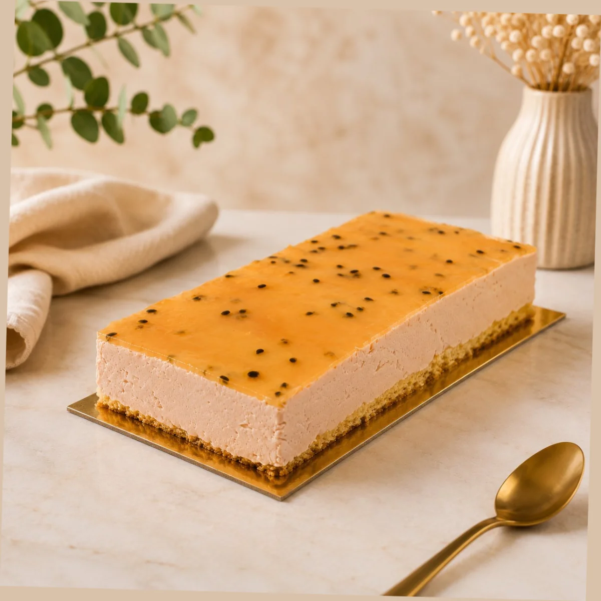 Tarte Semifria de Maracujá - 1200grs - Fábrica
