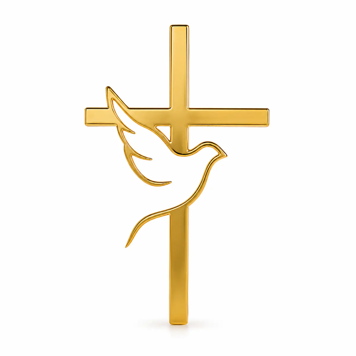 Topper Dourado Pomba