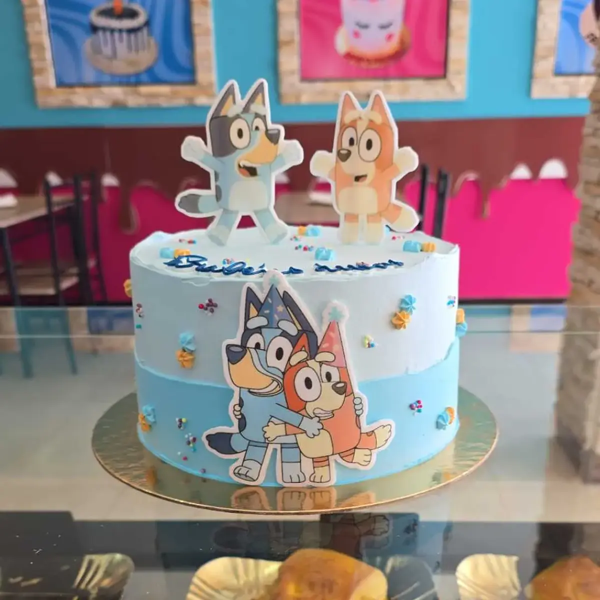 Bolo Aniversário Bluey 4