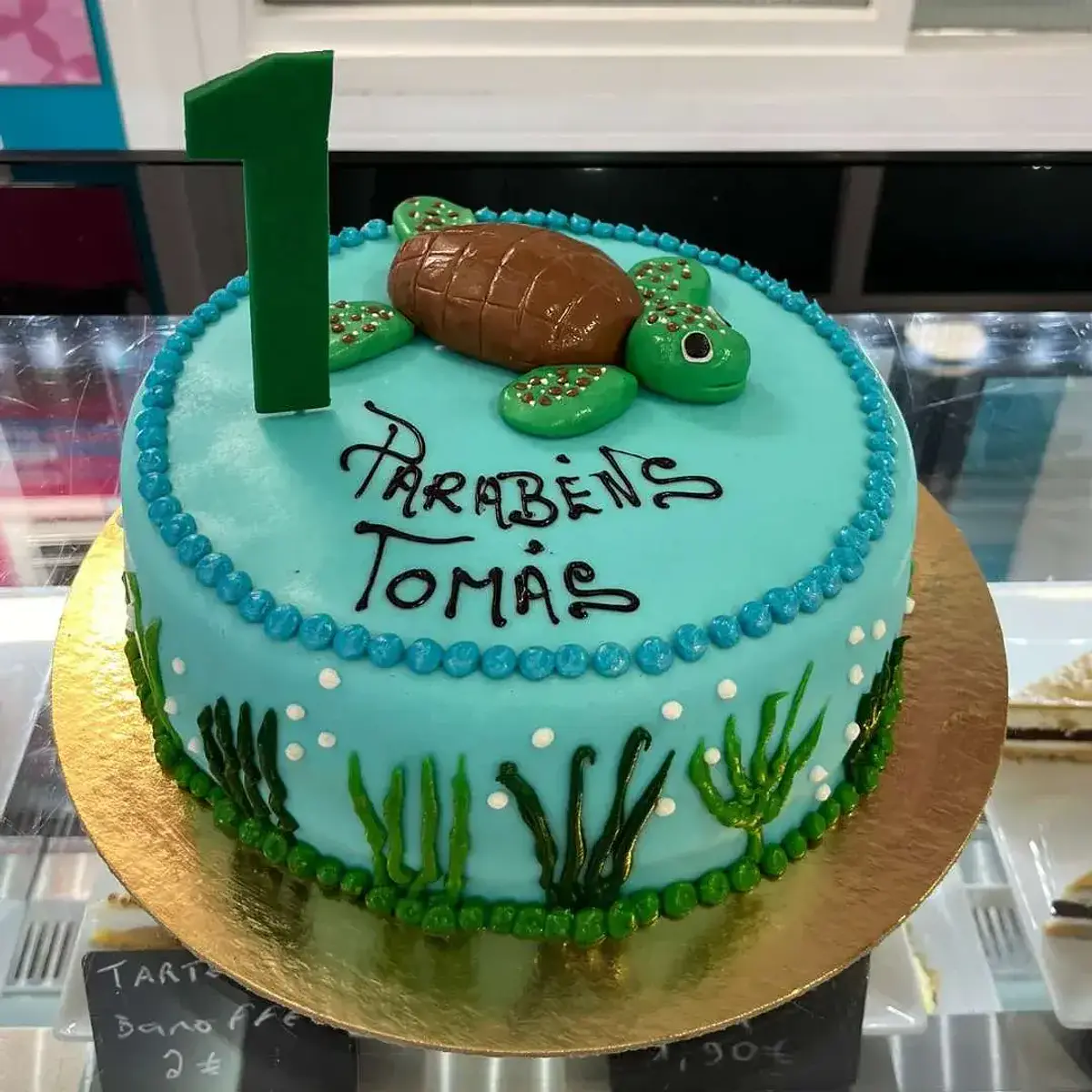 Bolo Aniversário Tartaruga